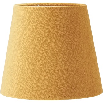 Aksamitny abażur Mia Studio Yellow żółty